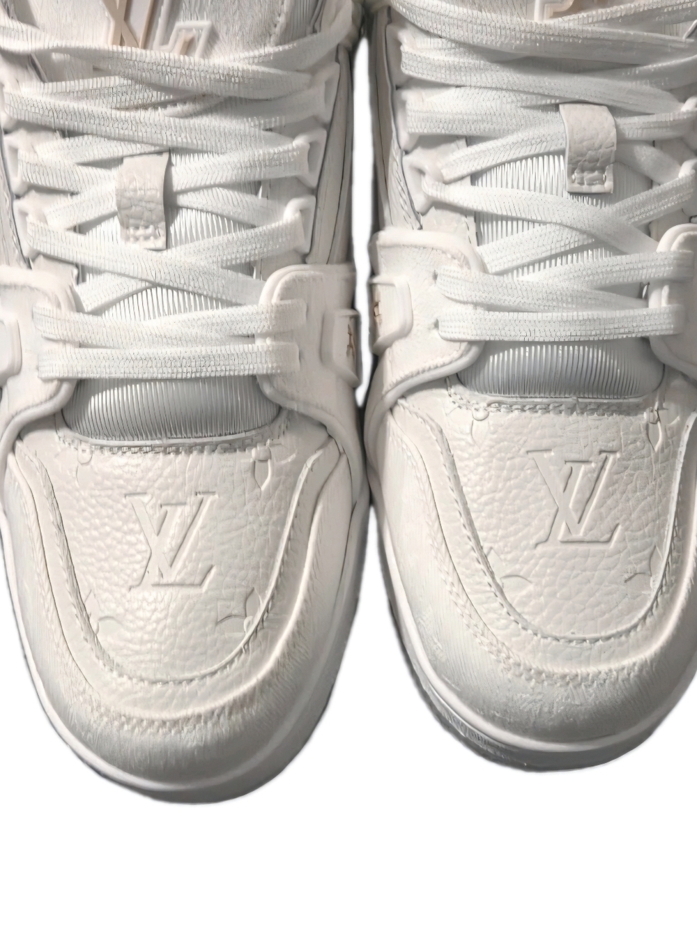 Louis Vuitton LV Trainer White / Denim EU 44 US Mens 11 - Picture 5 of 10